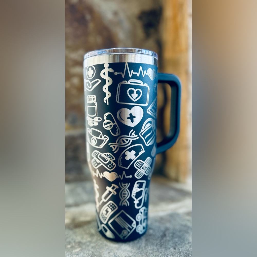 NEW engraved medical tumbler!